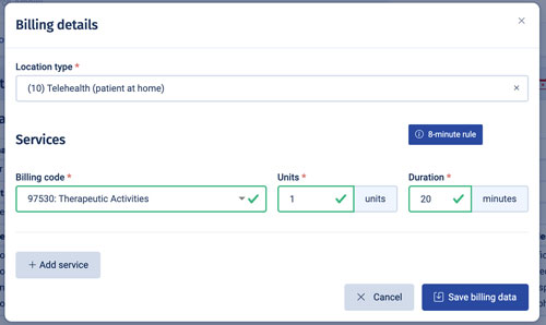 Ambiki - Billing Modal