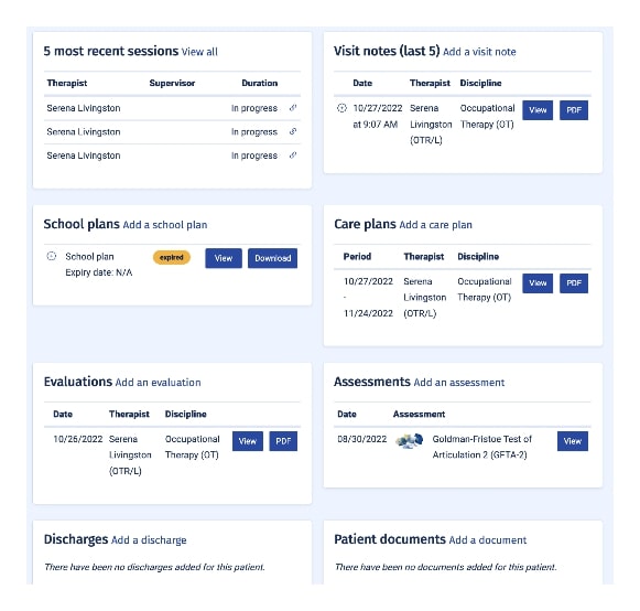 Ambiki EMR - Patient Profiles