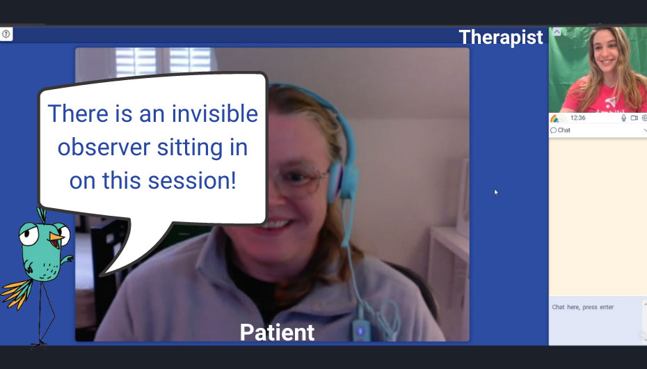 Ambiki Teletherapy - Observer mode invisible